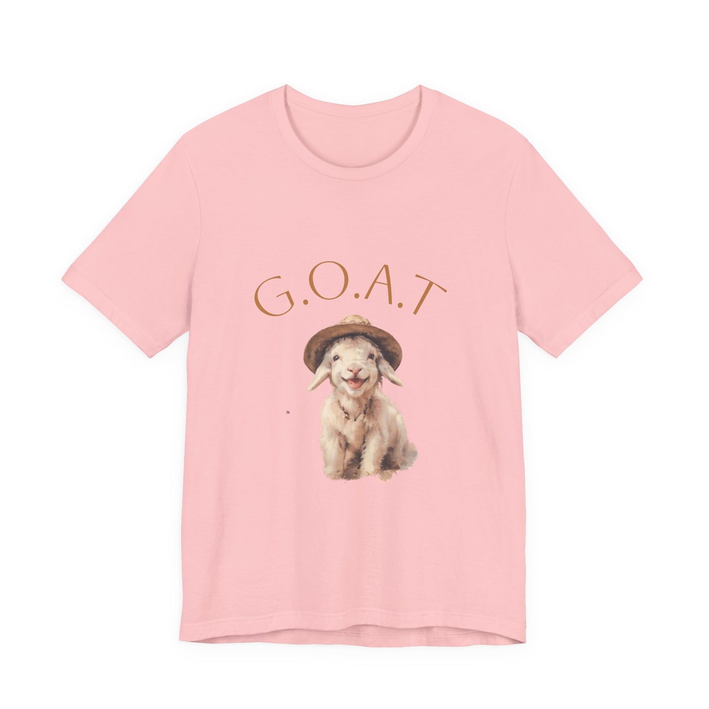 GOAT Short Sleeve Tee - Funny Goat Shirt, Pet Lover Gift, Animal Tee, Cute Casual Wear, Gift for Animal Lovers