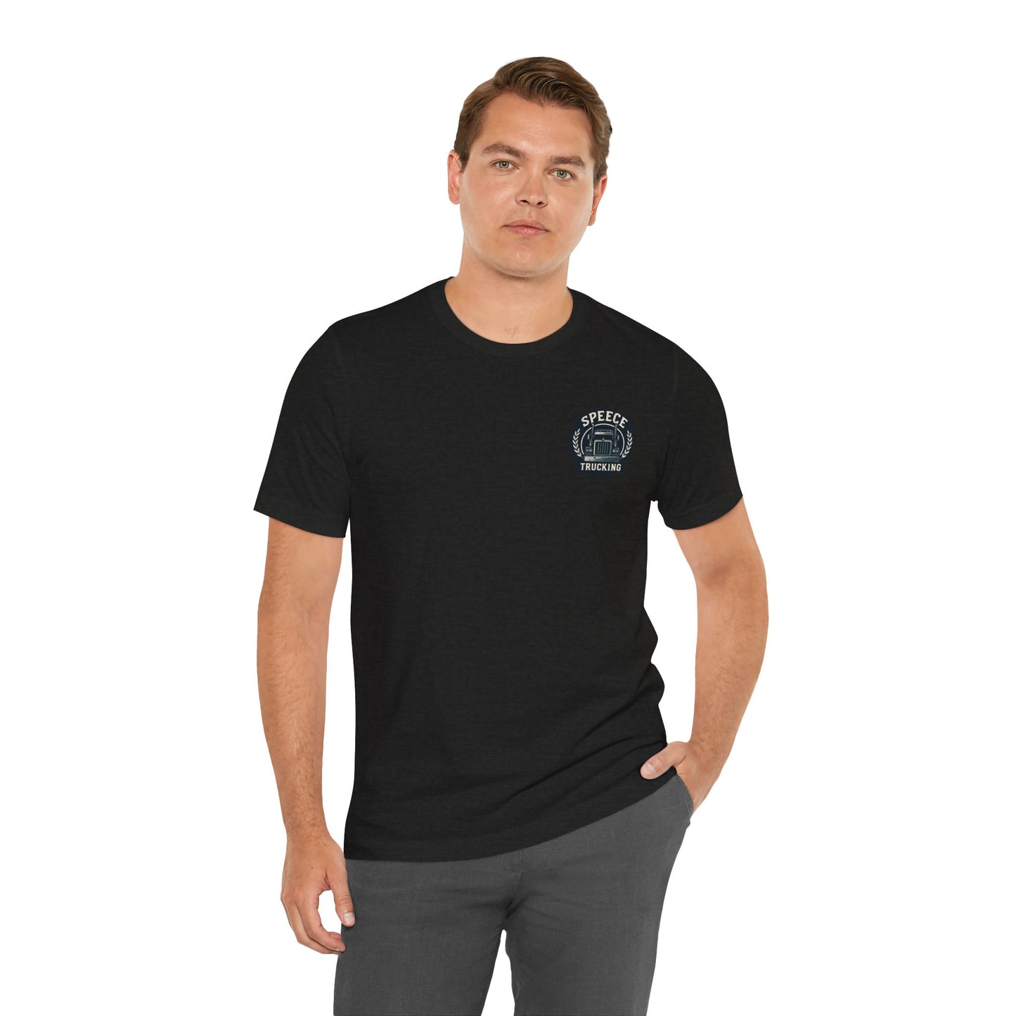 Trucker Vibes Unisex Tee, Perfect for Truck Enthusiasts, Casual Wear, Birthday Gift, Road Trip Shirt, Everyday Comfort