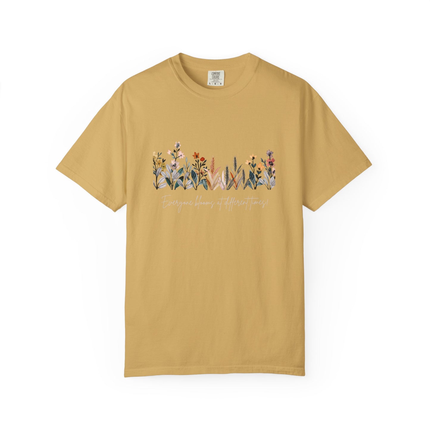 Floral Garden Unisex T-shirt, Botanical Tee, Gift for Nature Lovers, Casual Everyday Wear, Eco-Friendly Fashion, Spring Summer Outfit