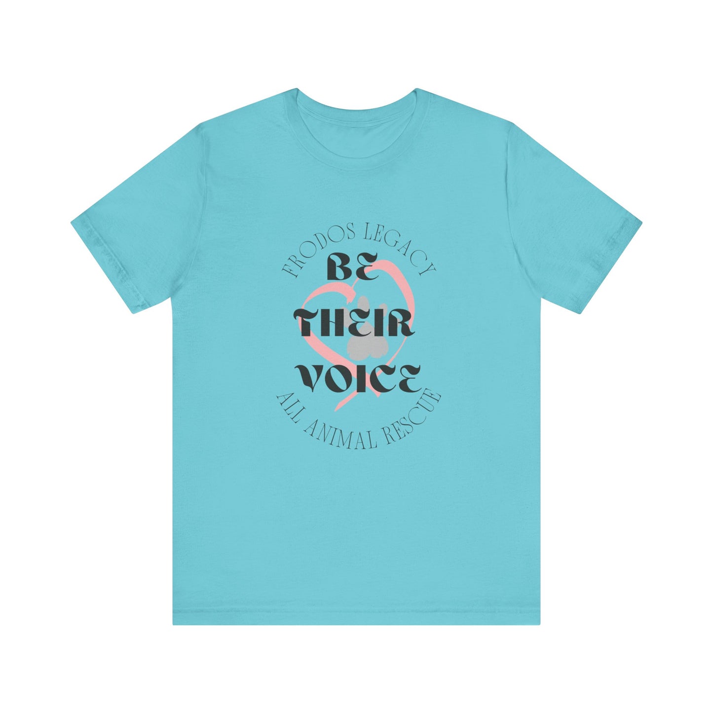 Unisex Animal Rescue Tee, Be Their Voice, Animal Welfare Shirt, Eco-Friendly Fashion, Thoughtful Gift for Animal Lovers