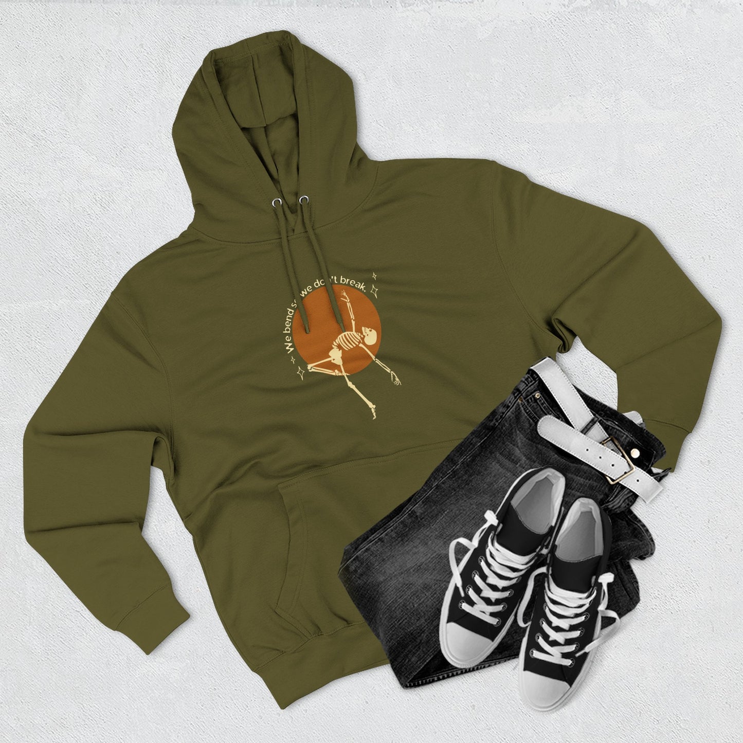 Cozy Artistic Fleece Hoodie with Unique Design, Comfort Wear, Gift for Him/Her, Casual Style, Fashion Layering