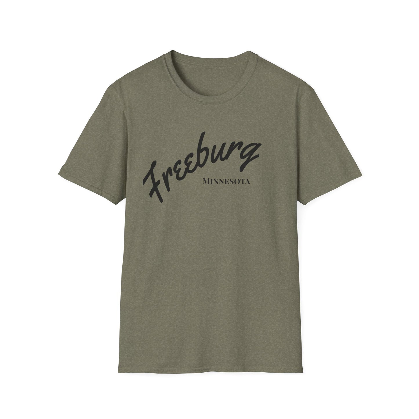 Freeburg Unisex Softstyle T-Shirt | Casual Wear, Graphic Tee, Gift for Him & Her, Summer Outfit, Travel Shirt