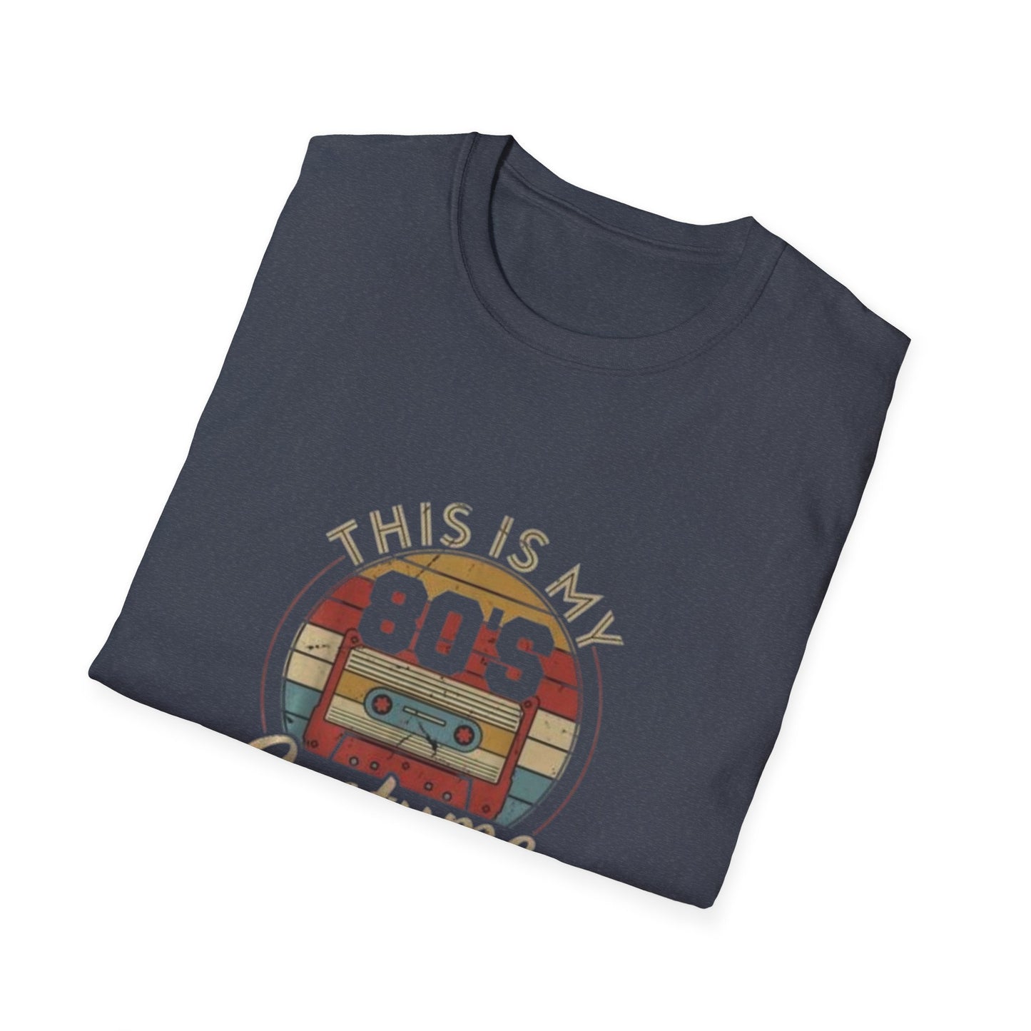 80's Costume T-Shirt, Vintage Style Tee, Retro 80's Apparel, Unisex Softstyle T-Shirt, Perfect for Halloween, 80's Theme Party, Casual Wear