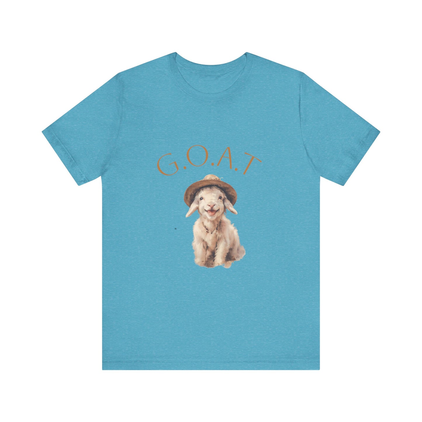 GOAT Short Sleeve Tee - Funny Goat Shirt, Pet Lover Gift, Animal Tee, Cute Casual Wear, Gift for Animal Lovers