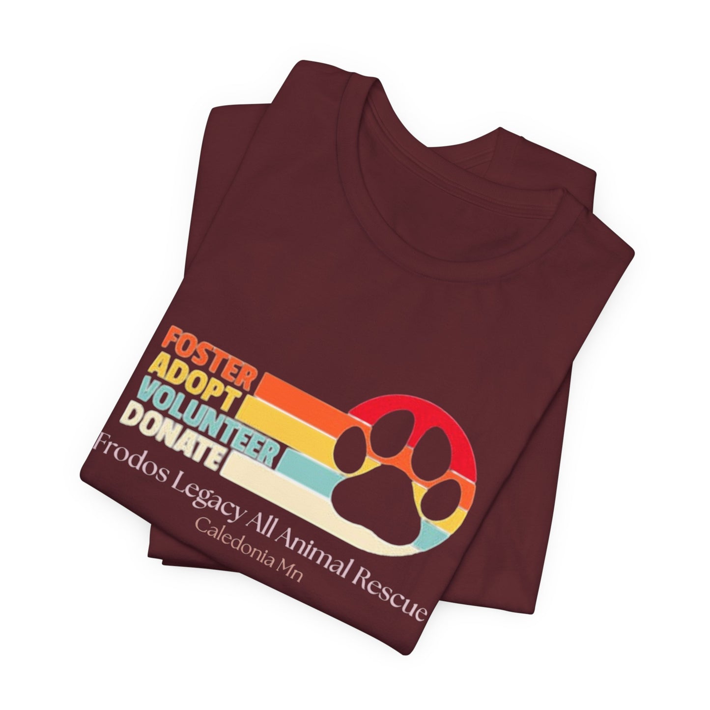 Foster Adopt Volunteer Tee, Animal Rescue Shirt, Awareness Apparel, Pet Adoption Gift, Unisex Short Sleeve Tee