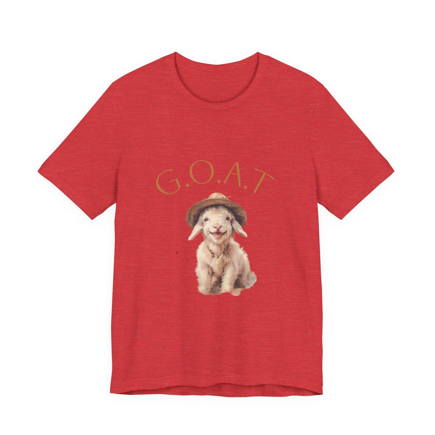 GOAT Short Sleeve Tee - Funny Goat Shirt, Pet Lover Gift, Animal Tee, Cute Casual Wear, Gift for Animal Lovers