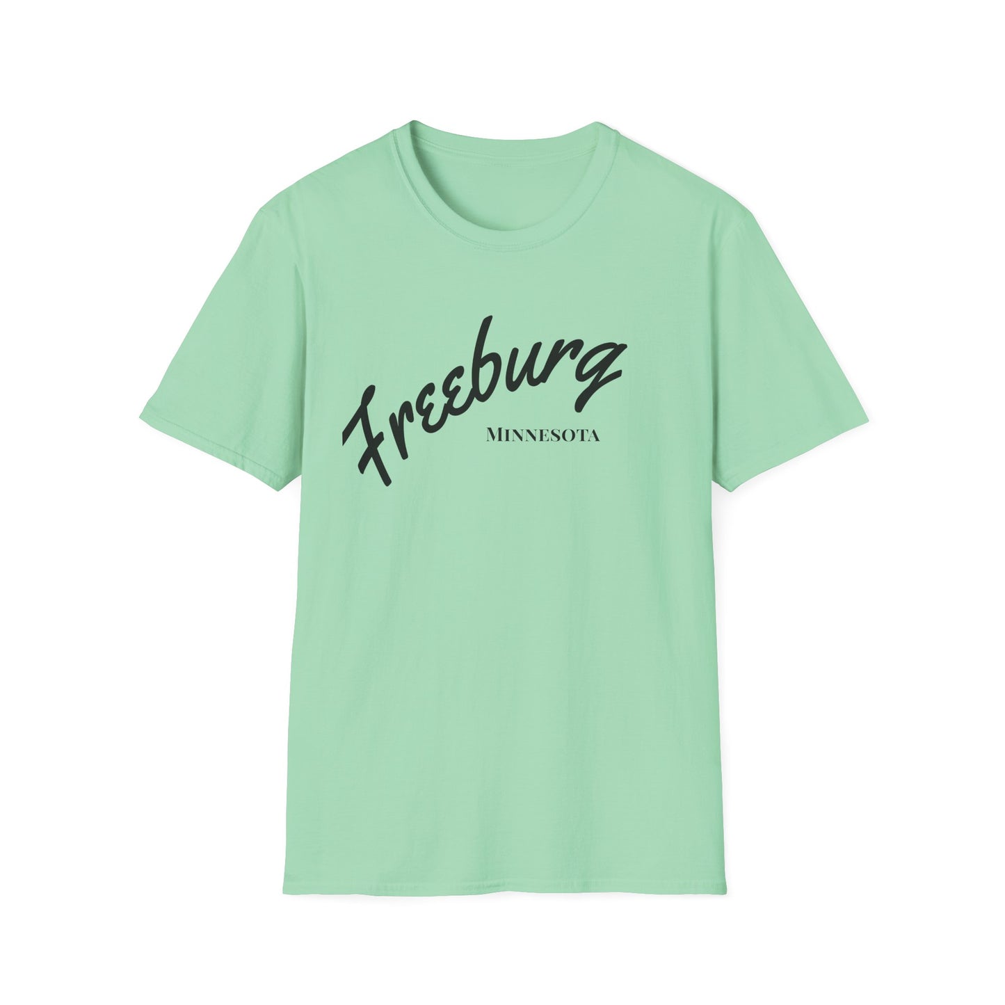 Freeburg Unisex Softstyle T-Shirt | Casual Wear, Graphic Tee, Gift for Him & Her, Summer Outfit, Travel Shirt