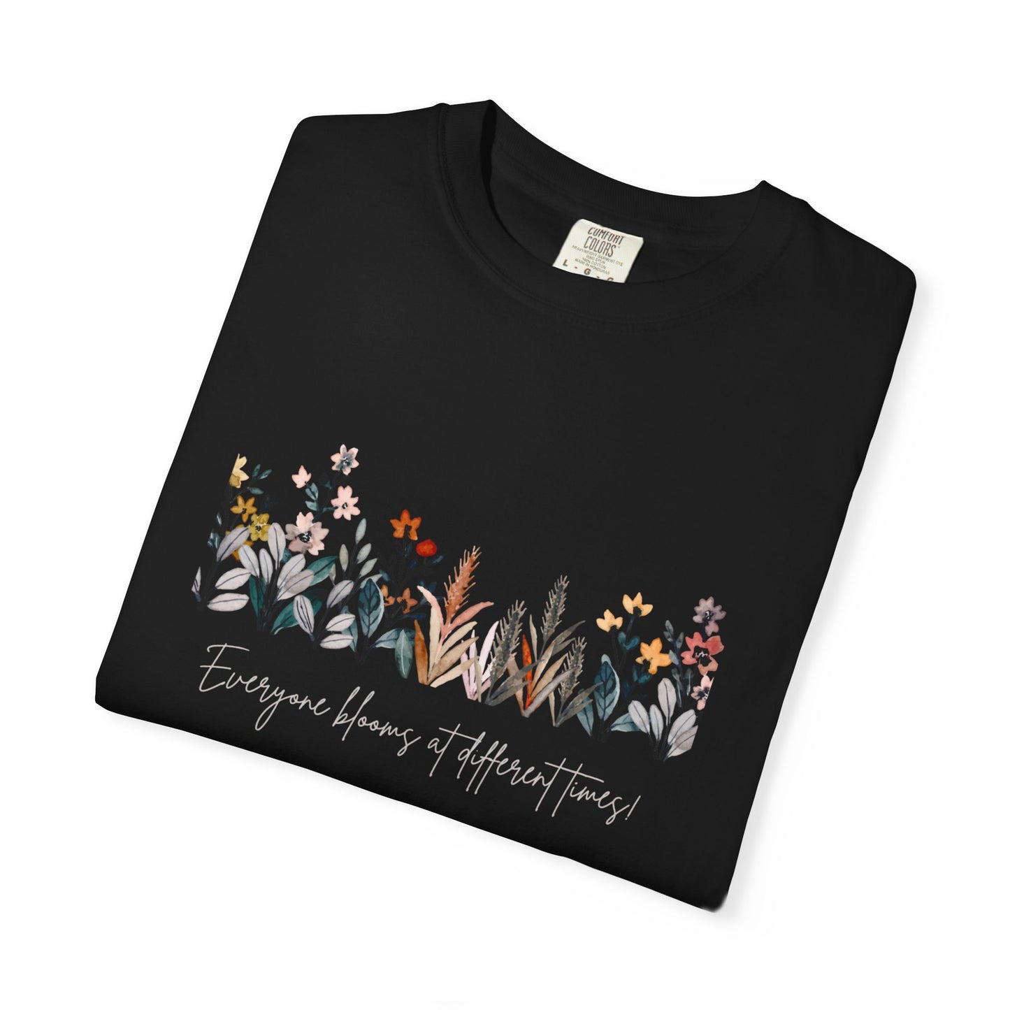 Floral Garden Unisex T-shirt, Botanical Tee, Gift for Nature Lovers, Casual Everyday Wear, Eco-Friendly Fashion, Spring Summer Outfit