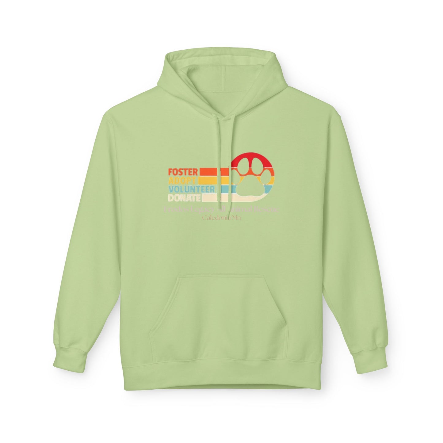 Foster Volunteer Hoodie, Cozy Fleece Sweatshirt for Animal Lovers, Pet Adoption Support, Gift for Volunteers, Fundraiser Apparel