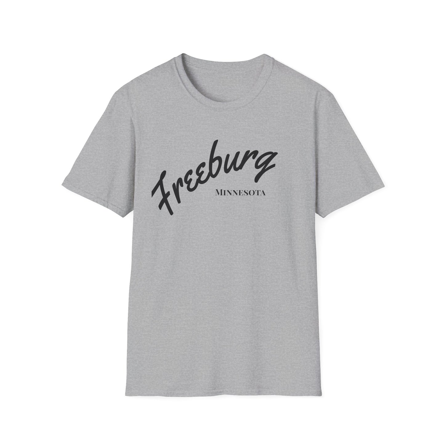 Freeburg Unisex Softstyle T-Shirt | Casual Wear, Graphic Tee, Gift for Him & Her, Summer Outfit, Travel Shirt
