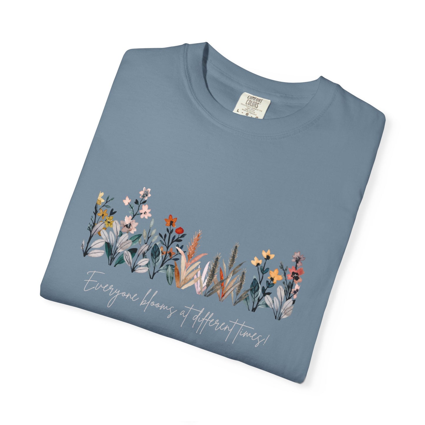 Floral Garden Unisex T-shirt, Botanical Tee, Gift for Nature Lovers, Casual Everyday Wear, Eco-Friendly Fashion, Spring Summer Outfit