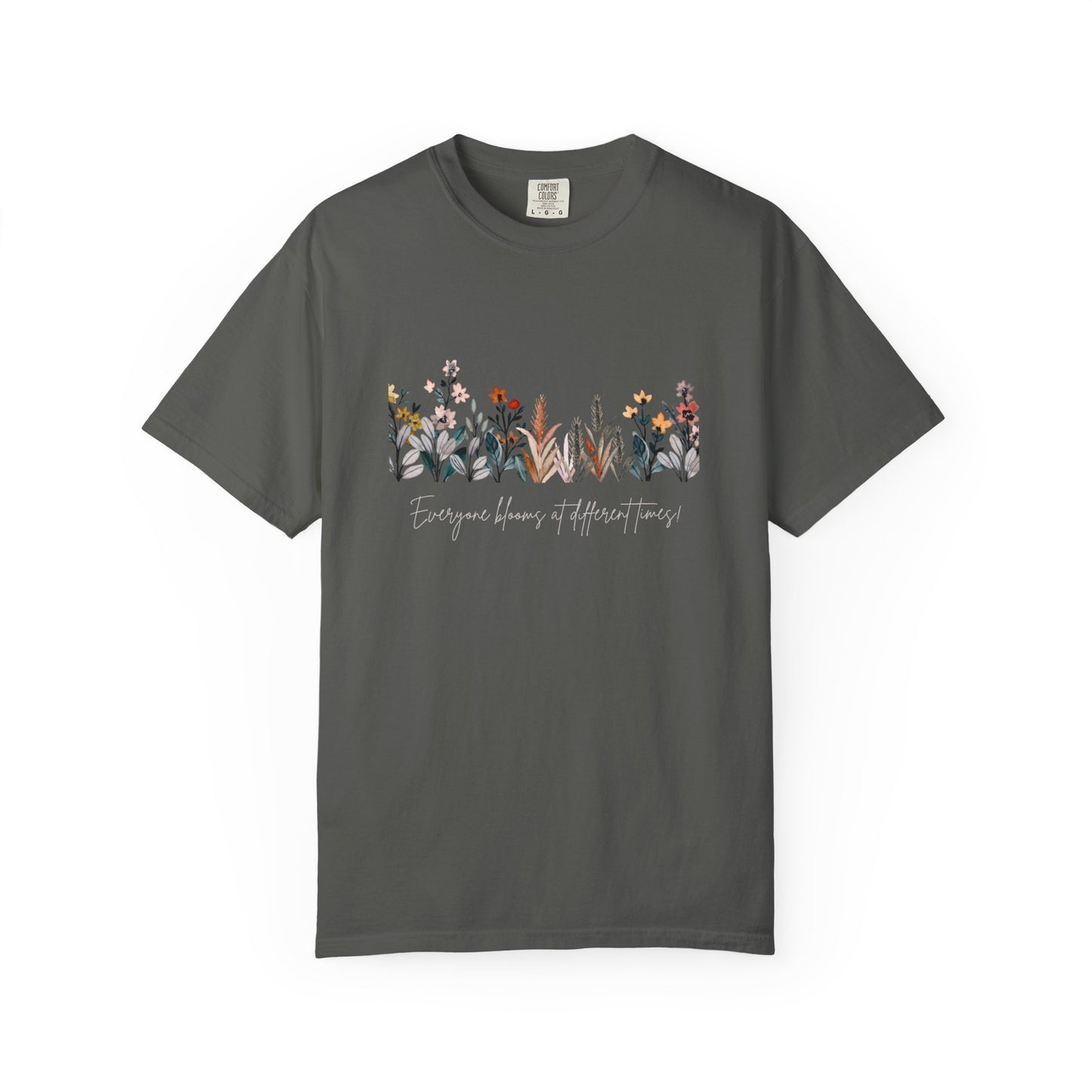 Floral Garden Unisex T-shirt, Botanical Tee, Gift for Nature Lovers, Casual Everyday Wear, Eco-Friendly Fashion, Spring Summer Outfit