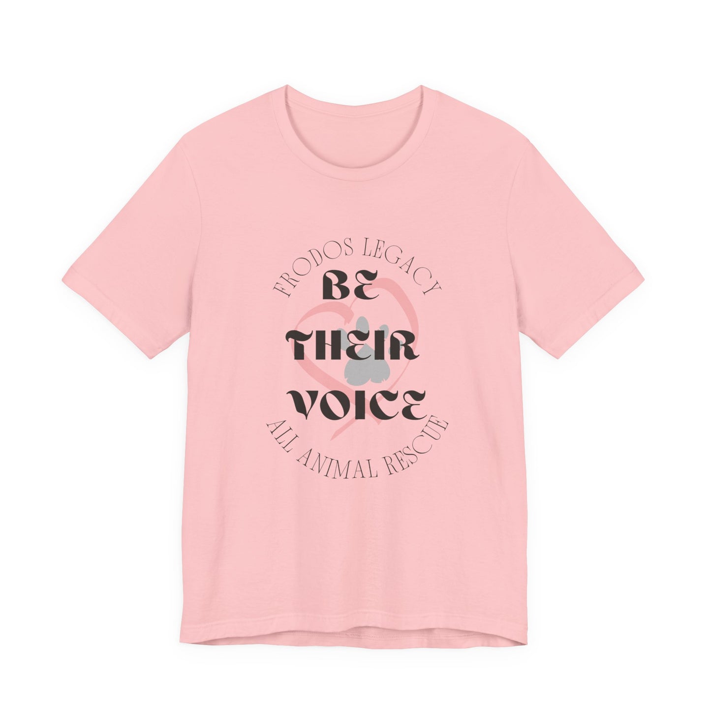 Unisex Animal Rescue Tee, Be Their Voice, Animal Welfare Shirt, Eco-Friendly Fashion, Thoughtful Gift for Animal Lovers