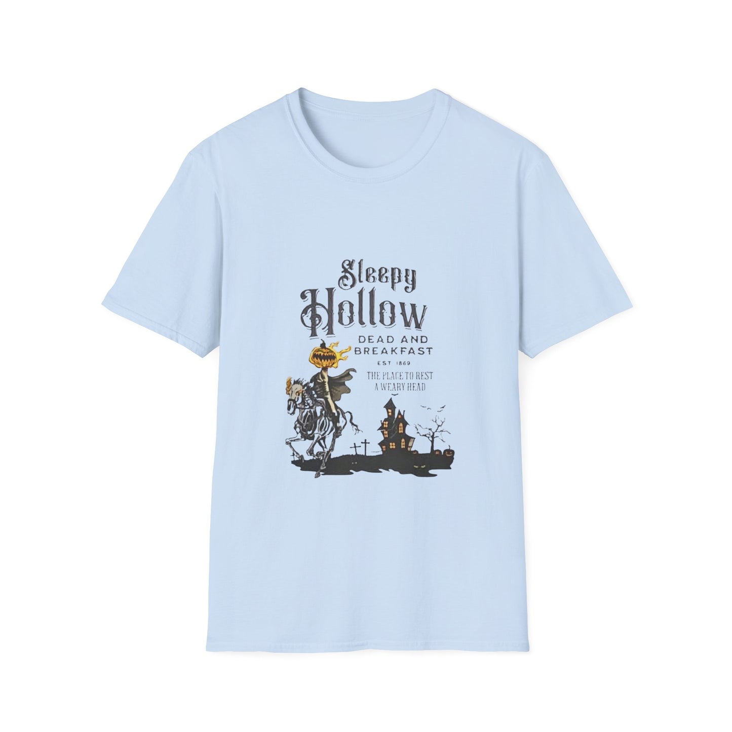 Sleepy Hollow Unisex T-Shirt, Halloween Shirt, Cozy Graphic Tee, Gift for Horror Lovers, Fall Fashion, Casual Wear