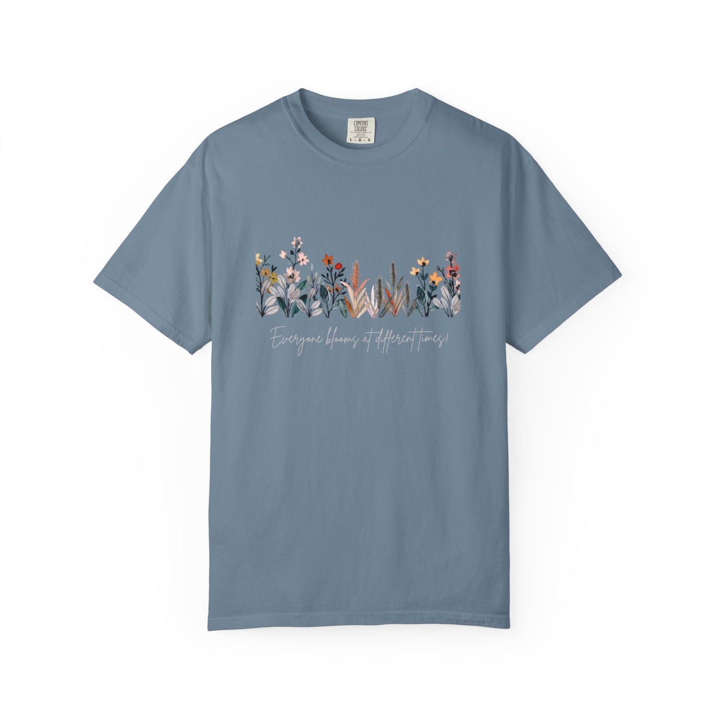 Floral Garden Unisex T-shirt, Botanical Tee, Gift for Nature Lovers, Casual Everyday Wear, Eco-Friendly Fashion, Spring Summer Outfit