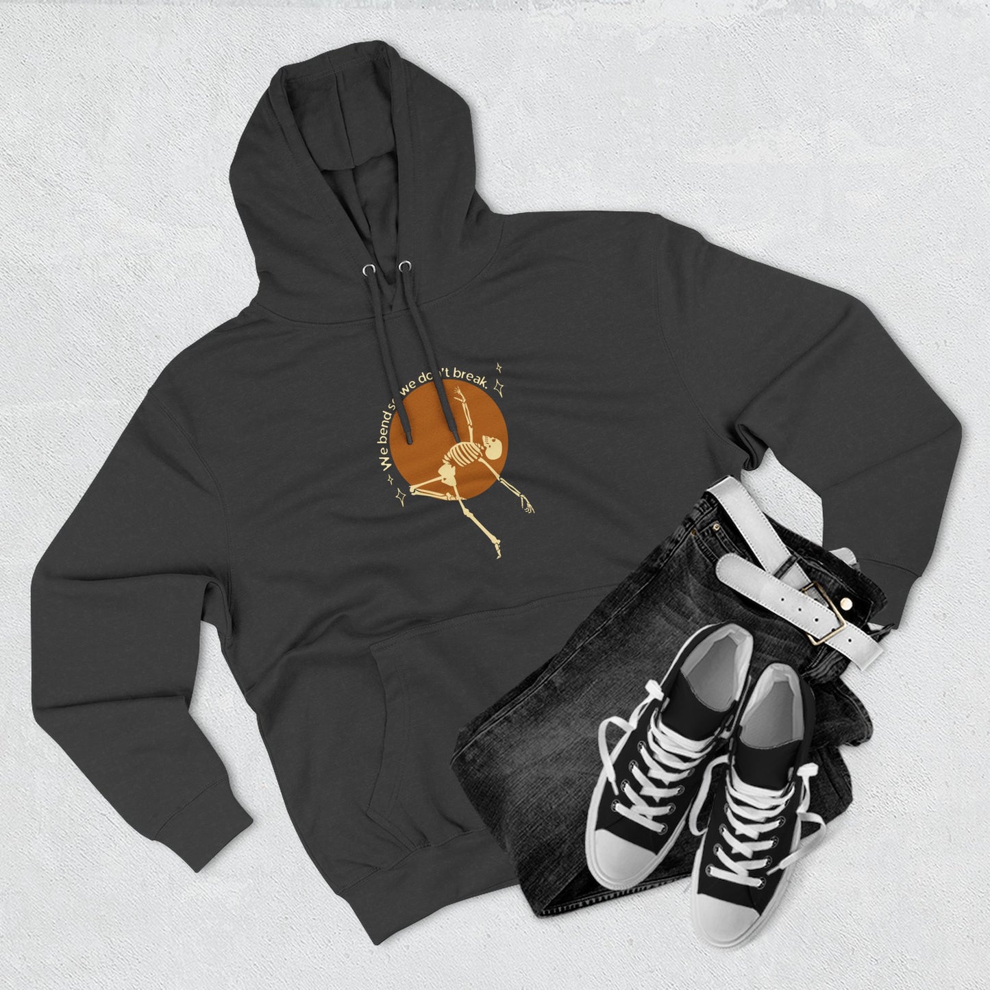 Cozy Artistic Fleece Hoodie with Unique Design, Comfort Wear, Gift for Him/Her, Casual Style, Fashion Layering