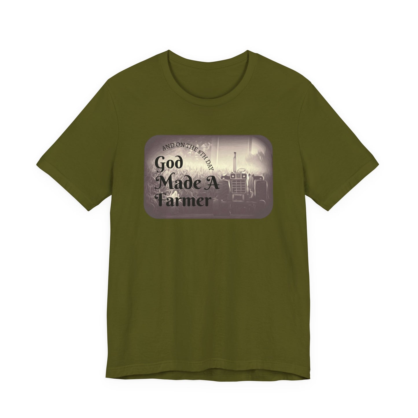 God Made a Farmer Tee, Unisex Jersey Tee, Gift for Farmers, Country Lifestyle Shirt, Inspirational Quote T-Shirt, Farm Life Apparel