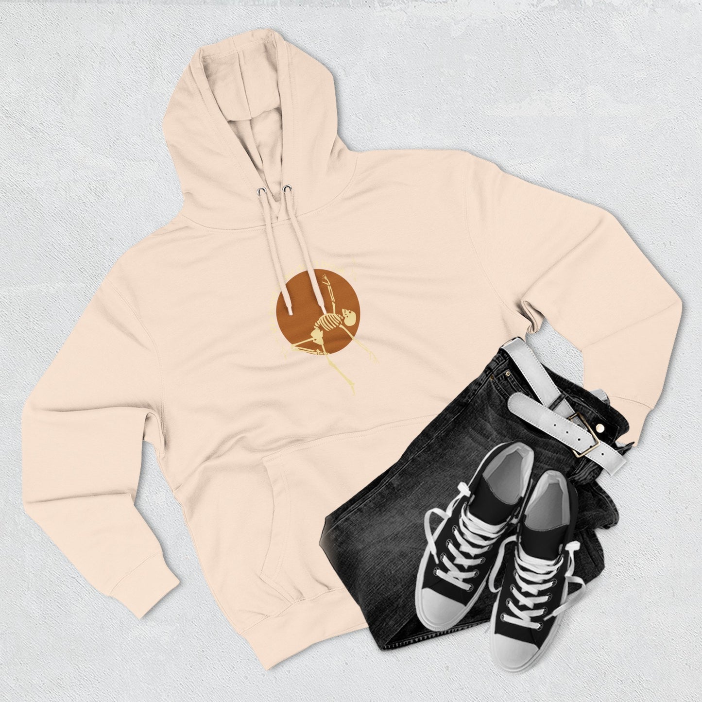 Cozy Artistic Fleece Hoodie with Unique Design, Comfort Wear, Gift for Him/Her, Casual Style, Fashion Layering