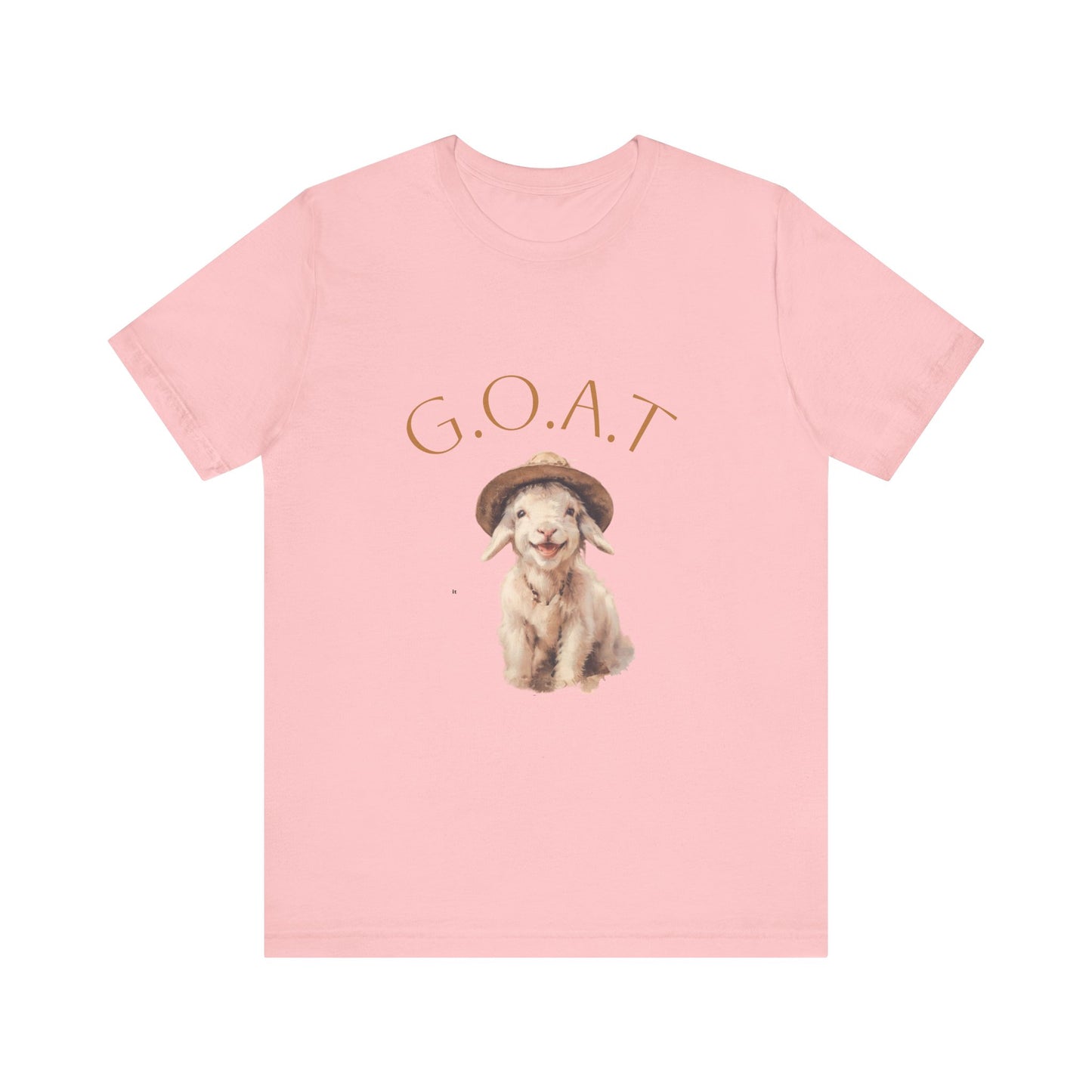 GOAT Short Sleeve Tee - Funny Goat Shirt, Pet Lover Gift, Animal Tee, Cute Casual Wear, Gift for Animal Lovers