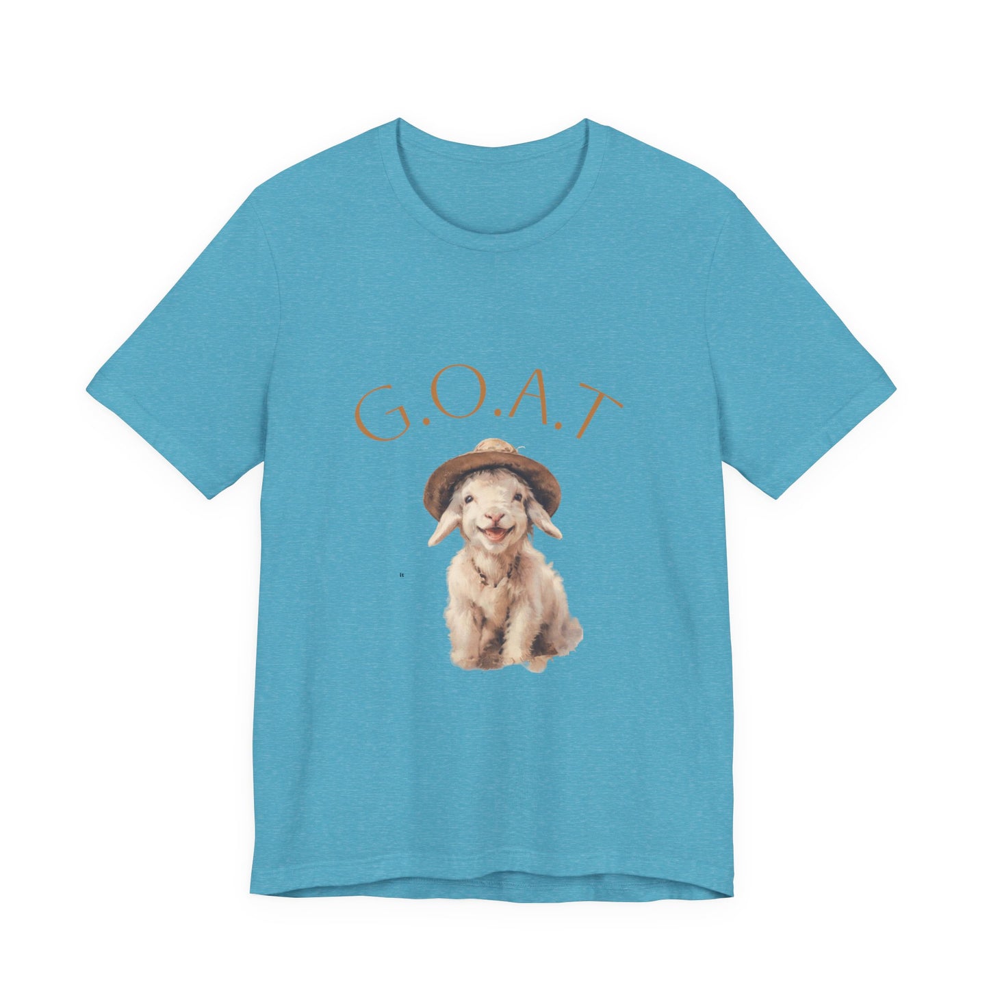 GOAT Short Sleeve Tee - Funny Goat Shirt, Pet Lover Gift, Animal Tee, Cute Casual Wear, Gift for Animal Lovers