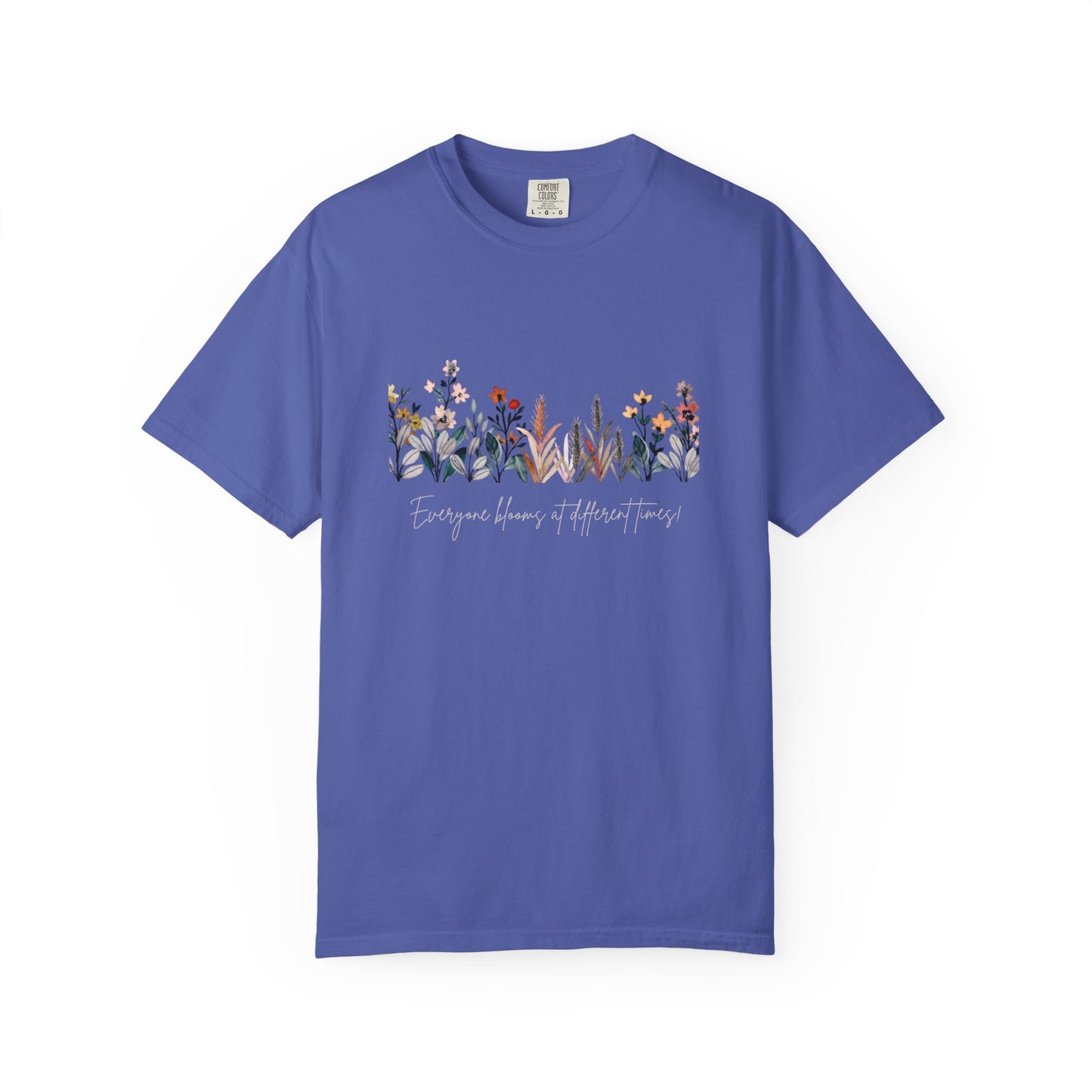 Floral Garden Unisex T-shirt, Botanical Tee, Gift for Nature Lovers, Casual Everyday Wear, Eco-Friendly Fashion, Spring Summer Outfit