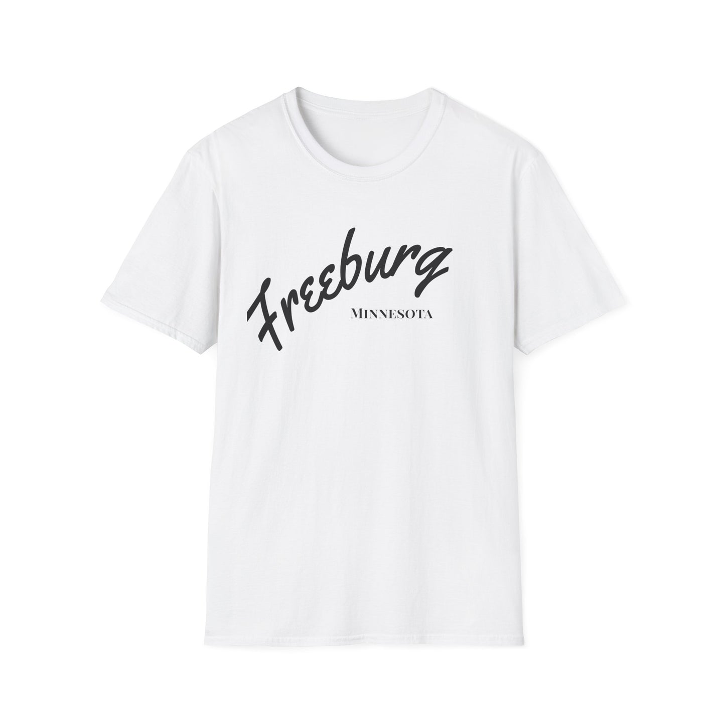 Freeburg Unisex Softstyle T-Shirt | Casual Wear, Graphic Tee, Gift for Him & Her, Summer Outfit, Travel Shirt