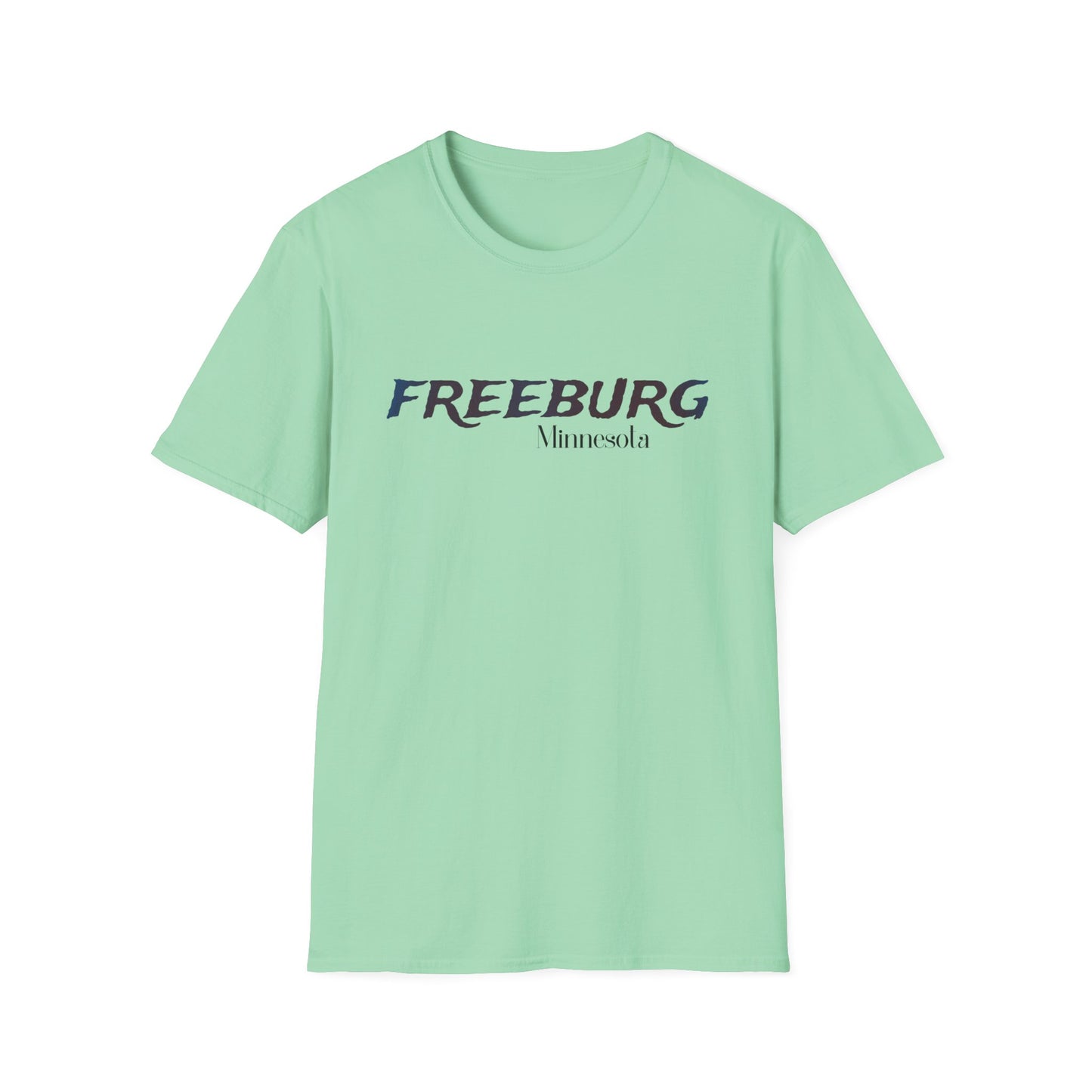 Freeburg Unisex Softstyle T-Shirt | Casual Wear, Graphic Tee, Gift for Him & Her, Summer Outfit, Travel Shirt