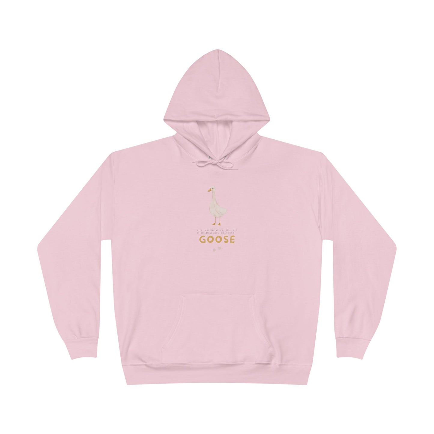 Eco-Friendly Goose Pullover Hoodie | Comfortable & Stylish Sweatshirt for Goose Lovers, Eco-Conscious Gifts, Casual Wear, Unisex Apparel