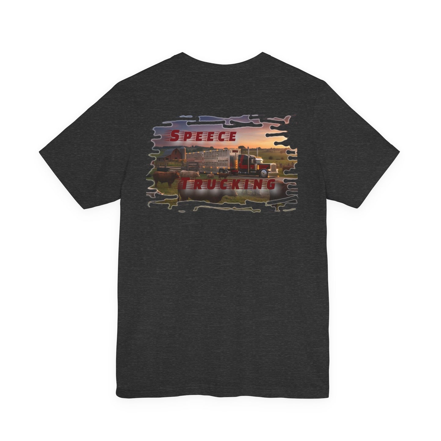 Trucker Vibes Unisex Tee, Perfect for Truck Enthusiasts, Casual Wear, Birthday Gift, Road Trip Shirt, Everyday Comfort