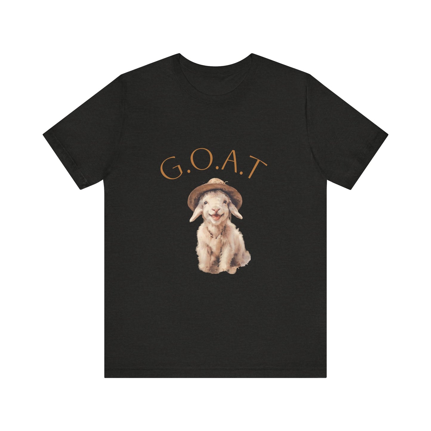 GOAT Short Sleeve Tee - Funny Goat Shirt, Pet Lover Gift, Animal Tee, Cute Casual Wear, Gift for Animal Lovers