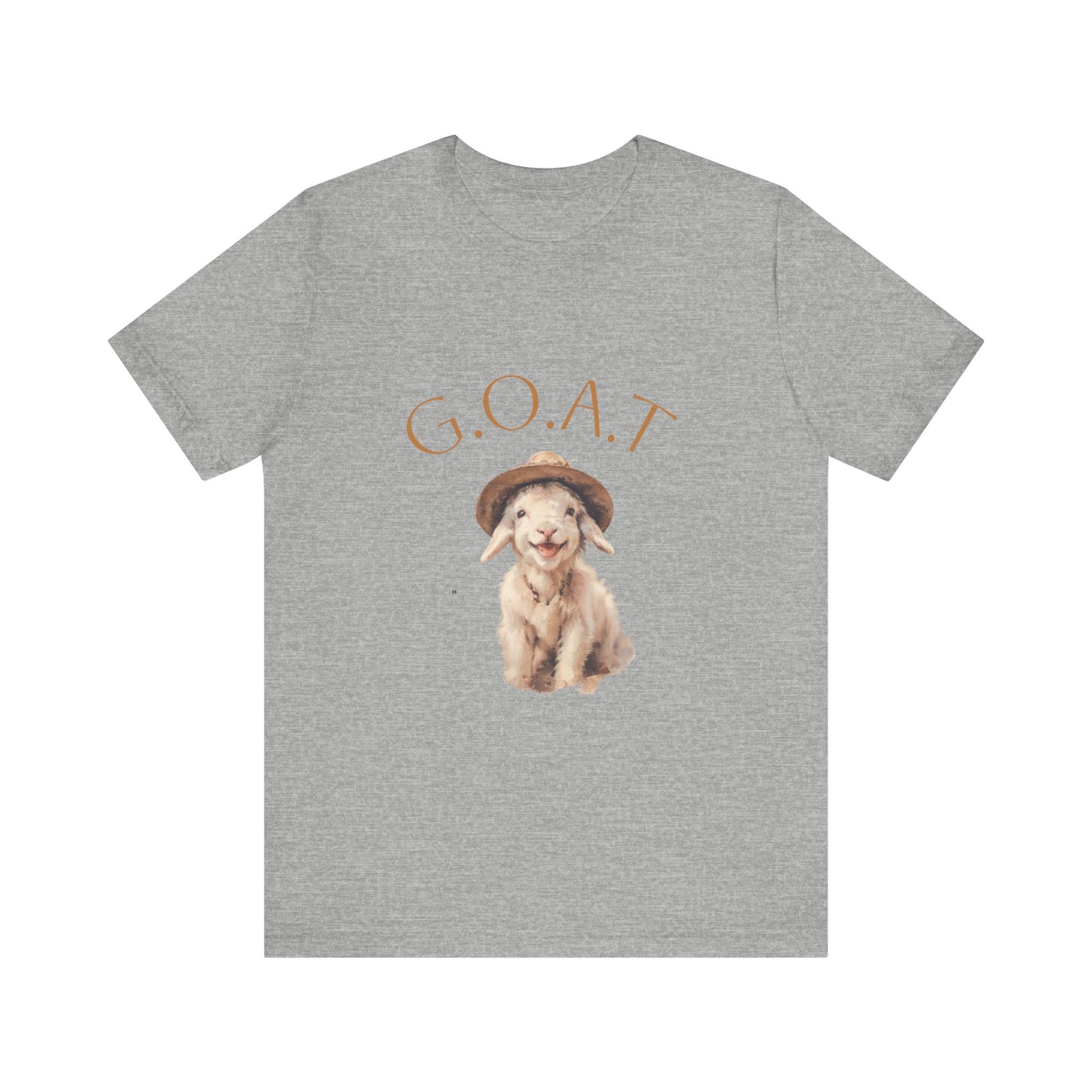 GOAT Short Sleeve Tee - Funny Goat Shirt, Pet Lover Gift, Animal Tee, Cute Casual Wear, Gift for Animal Lovers