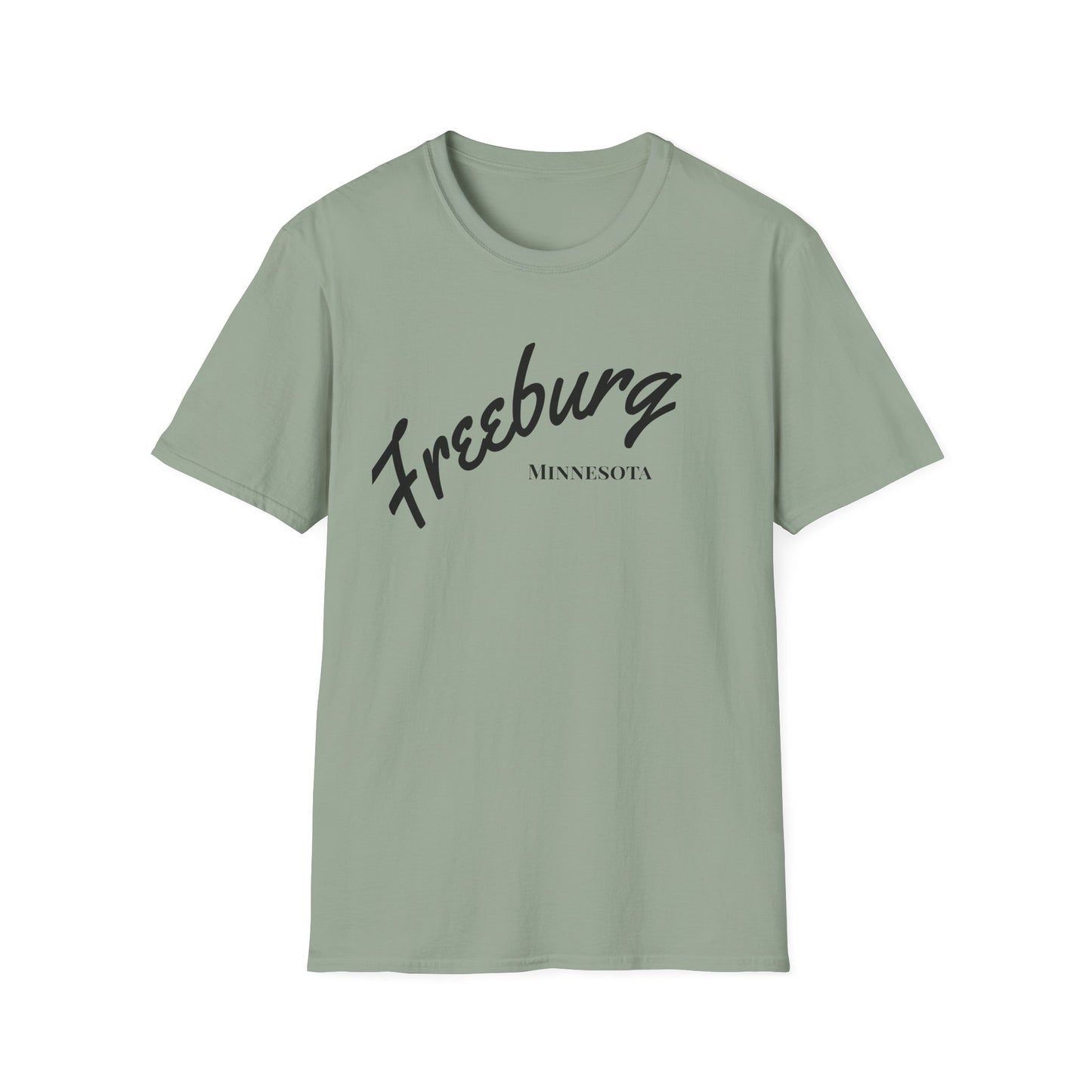 Freeburg Unisex Softstyle T-Shirt | Casual Wear, Graphic Tee, Gift for Him & Her, Summer Outfit, Travel Shirt