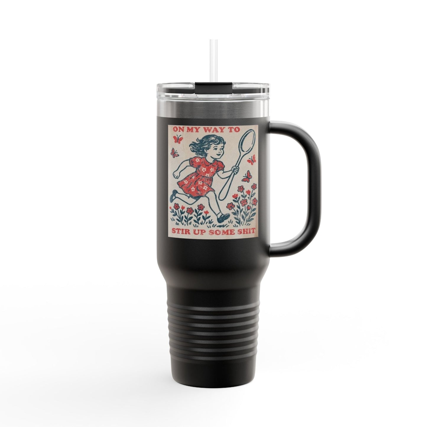 Vintage-Inspired Insulated Travel Mug, 40oz - Perfect for Coffee Lovers, Outdoor Adventures, and Unique Gifts, Water Bottle, [...]