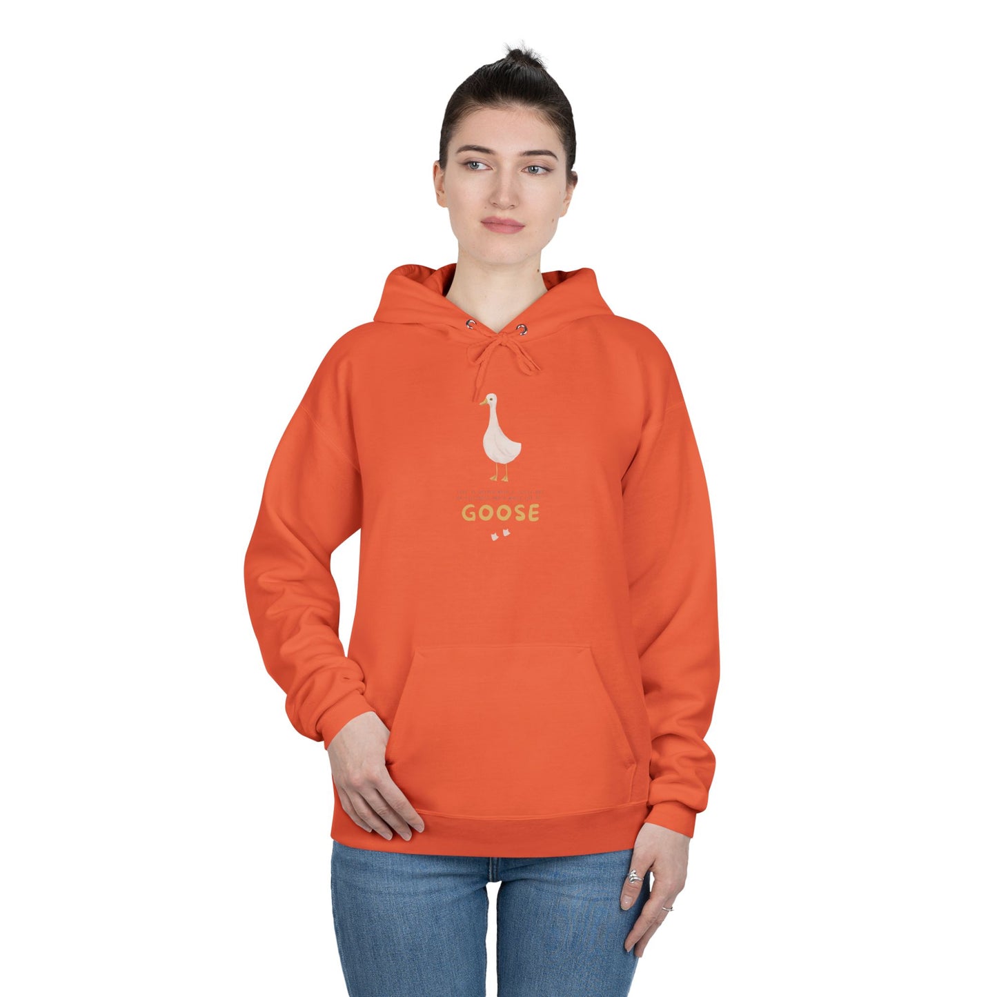 Eco-Friendly Goose Pullover Hoodie | Comfortable & Stylish Sweatshirt for Goose Lovers, Eco-Conscious Gifts, Casual Wear, Unisex Apparel