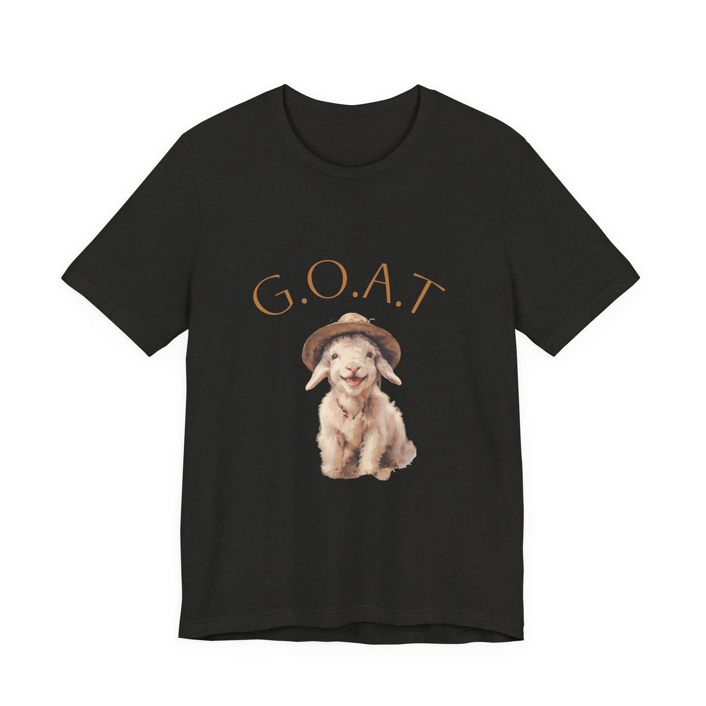 GOAT Short Sleeve Tee - Funny Goat Shirt, Pet Lover Gift, Animal Tee, Cute Casual Wear, Gift for Animal Lovers
