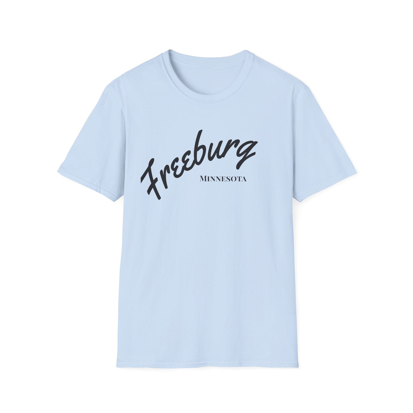 Freeburg Unisex Softstyle T-Shirt | Casual Wear, Graphic Tee, Gift for Him & Her, Summer Outfit, Travel Shirt