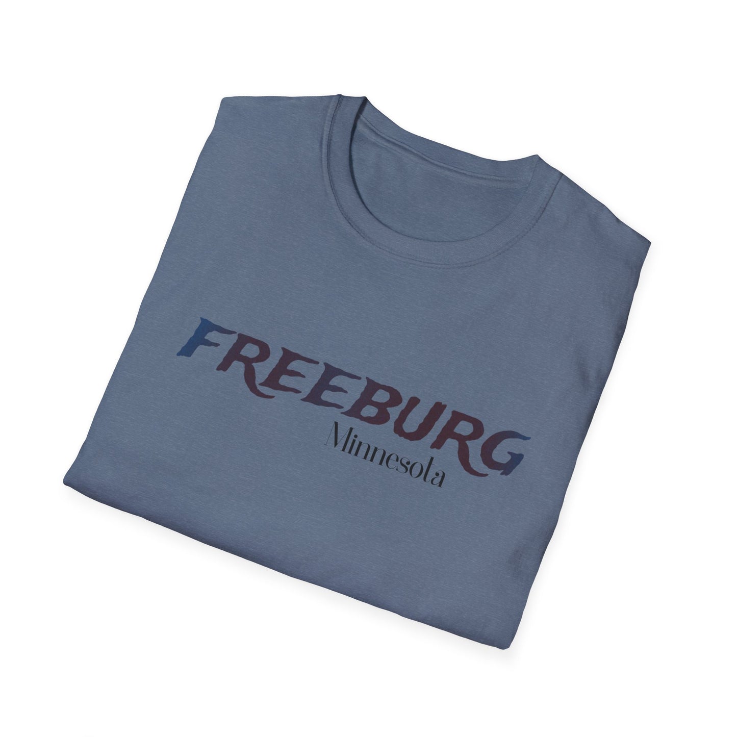 Freeburg Unisex Softstyle T-Shirt | Casual Wear, Graphic Tee, Gift for Him & Her, Summer Outfit, Travel Shirt
