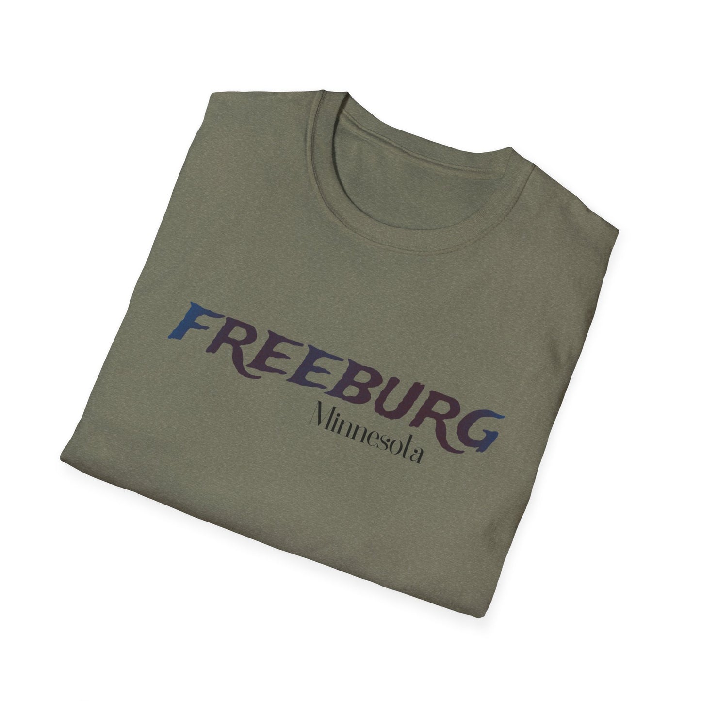 Freeburg Unisex Softstyle T-Shirt | Casual Wear, Graphic Tee, Gift for Him & Her, Summer Outfit, Travel Shirt