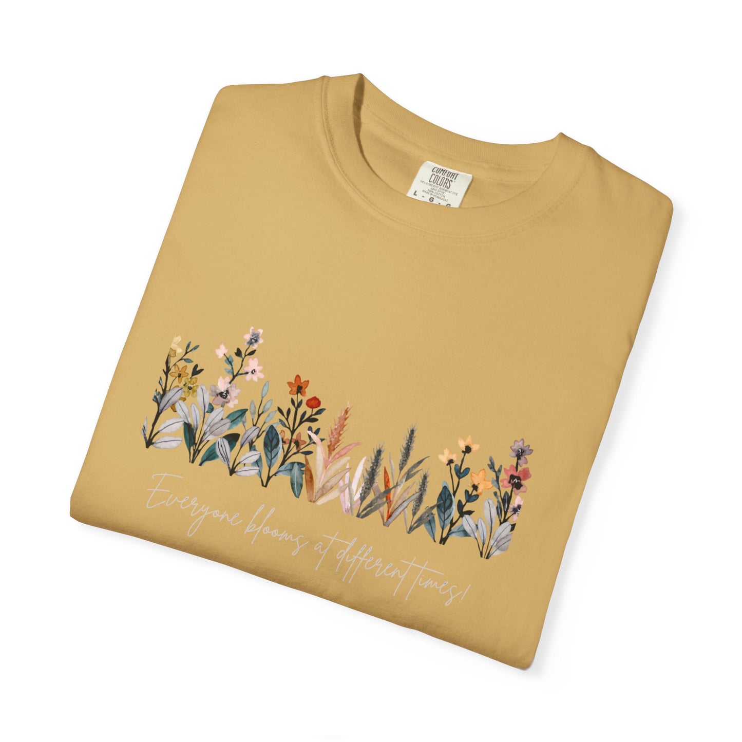 Floral Garden Unisex T-shirt, Botanical Tee, Gift for Nature Lovers, Casual Everyday Wear, Eco-Friendly Fashion, Spring Summer Outfit