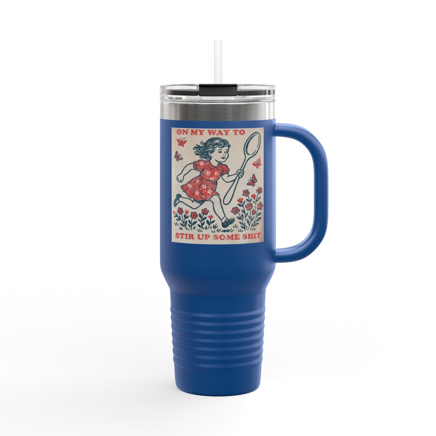 Vintage-Inspired Insulated Travel Mug, 40oz - Perfect for Coffee Lovers, Outdoor Adventures, and Unique Gifts, Water Bottle, [...]
