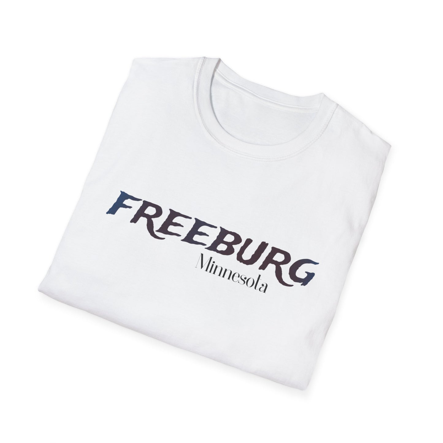 Freeburg Unisex Softstyle T-Shirt | Casual Wear, Graphic Tee, Gift for Him & Her, Summer Outfit, Travel Shirt