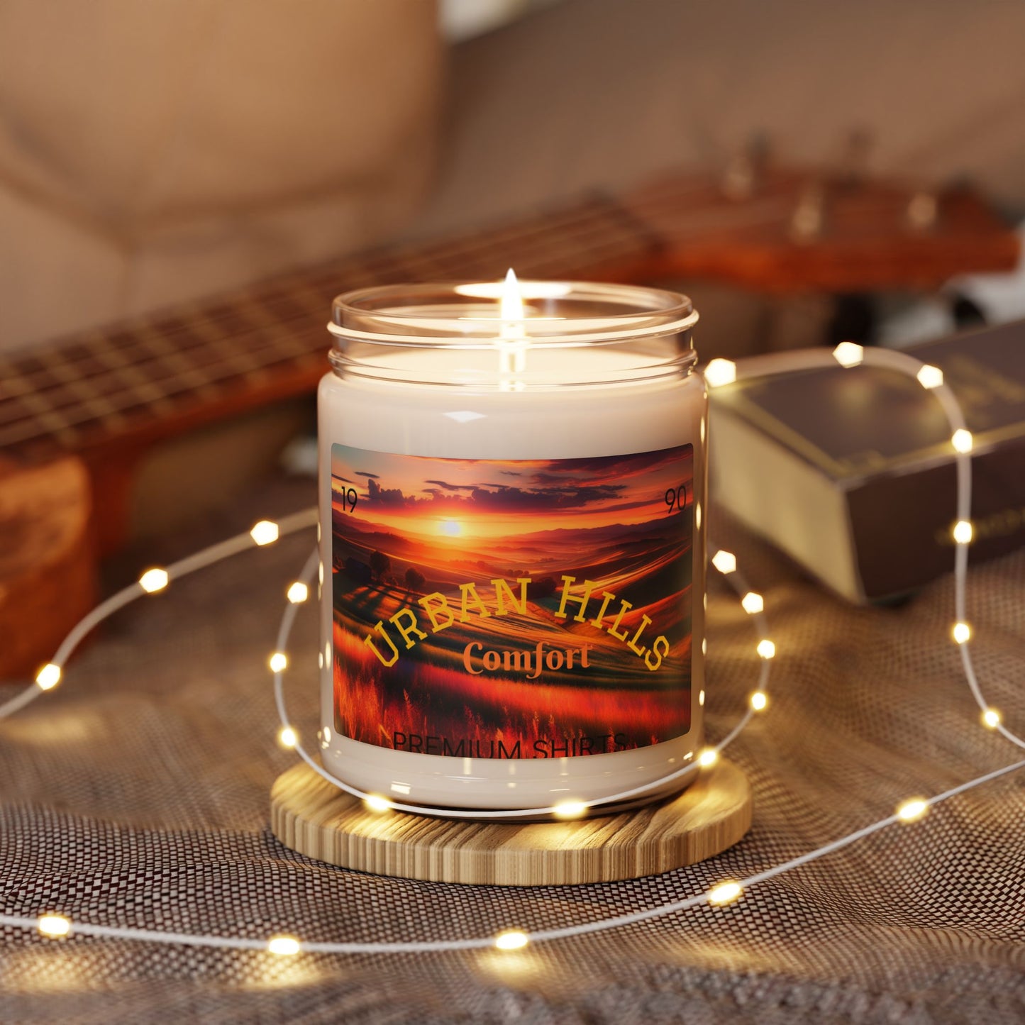 Soy Candle - Apple Cinnamon Comfort Scent, 9oz