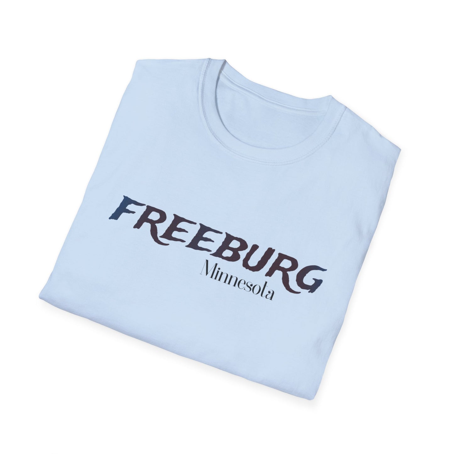 Freeburg Unisex Softstyle T-Shirt | Casual Wear, Graphic Tee, Gift for Him & Her, Summer Outfit, Travel Shirt
