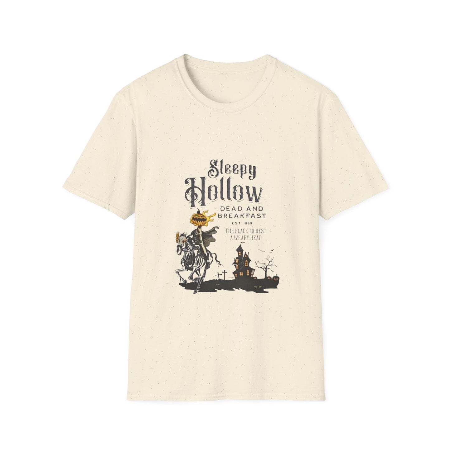 Sleepy Hollow Unisex T-Shirt, Halloween Shirt, Cozy Graphic Tee, Gift for Horror Lovers, Fall Fashion, Casual Wear