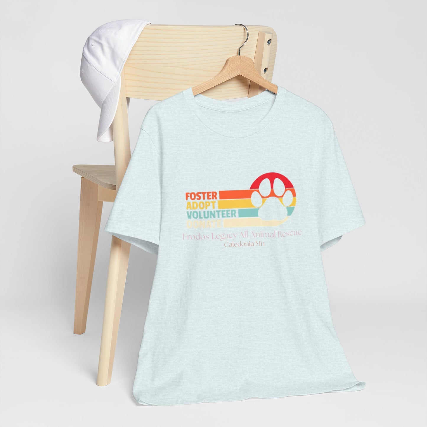 Foster Adopt Volunteer Tee, Animal Rescue Shirt, Awareness Apparel, Pet Adoption Gift, Unisex Short Sleeve Tee