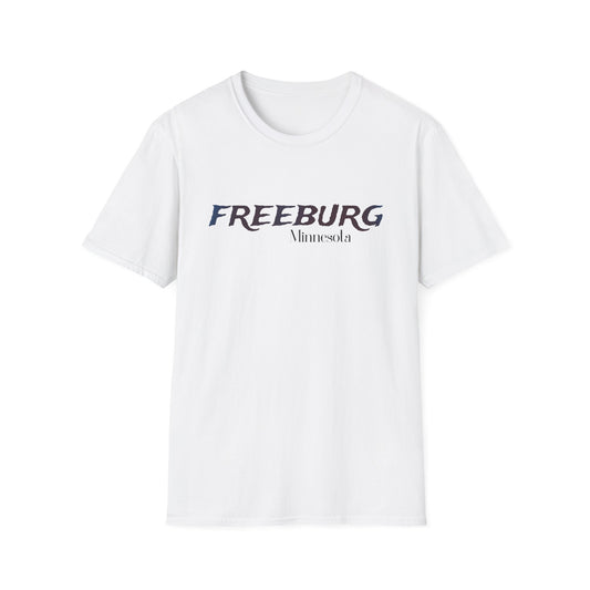 Freeburg Unisex Softstyle T-Shirt | Casual Wear, Graphic Tee, Gift for Him & Her, Summer Outfit, Travel Shirt