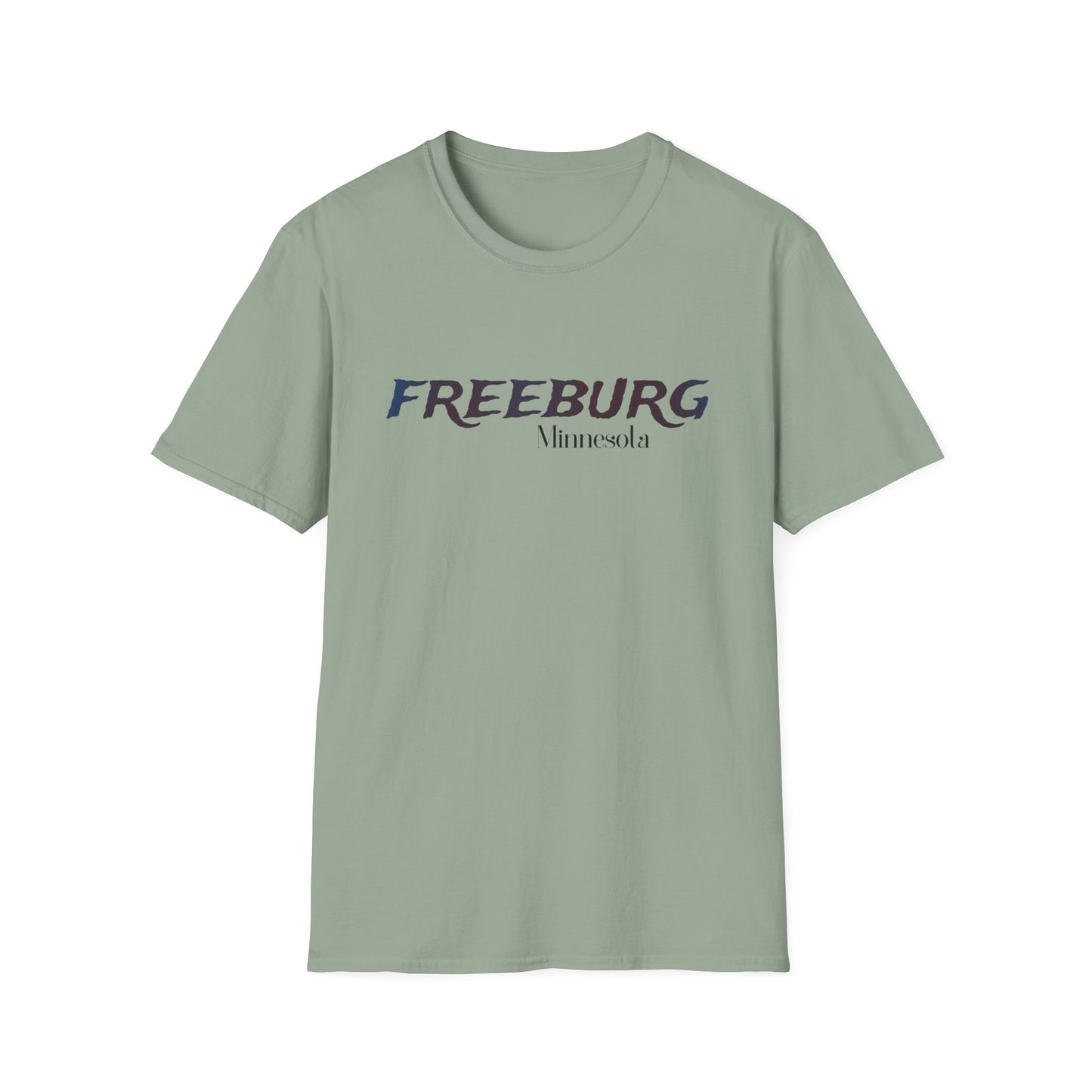 Freeburg Unisex Softstyle T-Shirt | Casual Wear, Graphic Tee, Gift for Him & Her, Summer Outfit, Travel Shirt