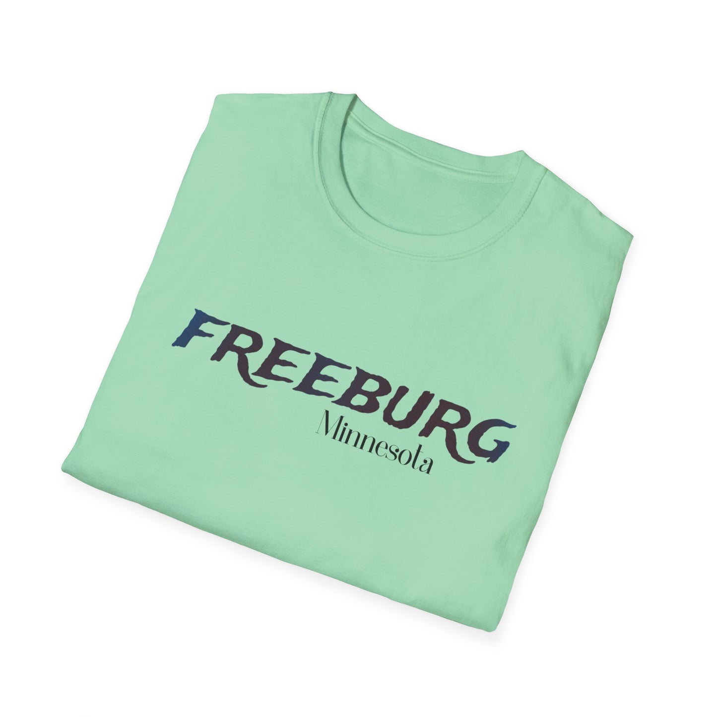 Freeburg Unisex Softstyle T-Shirt | Casual Wear, Graphic Tee, Gift for Him & Her, Summer Outfit, Travel Shirt