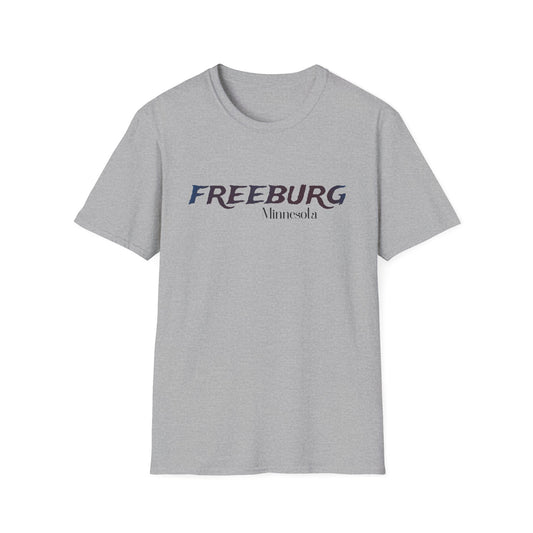Freeburg Unisex Softstyle T-Shirt | Casual Wear, Graphic Tee, Gift for Him & Her, Summer Outfit, Travel Shirt