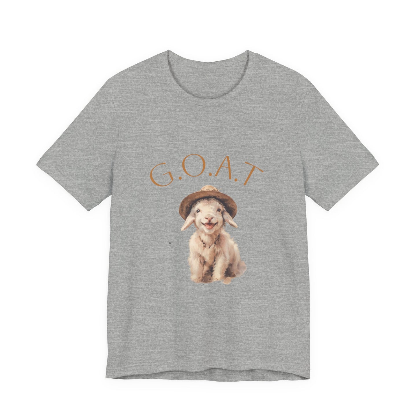 GOAT Short Sleeve Tee - Funny Goat Shirt, Pet Lover Gift, Animal Tee, Cute Casual Wear, Gift for Animal Lovers